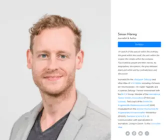 Simonhaering.ch(Simon Häring) Screenshot