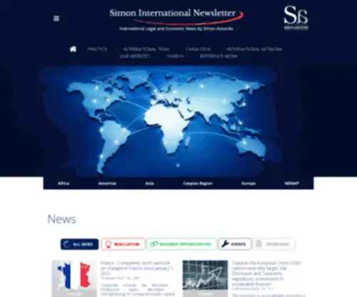 Simoninternationalnewsletter.com(International) Screenshot