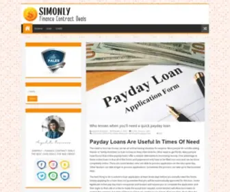 Simonlycontractdeals.co.uk(Domena) Screenshot