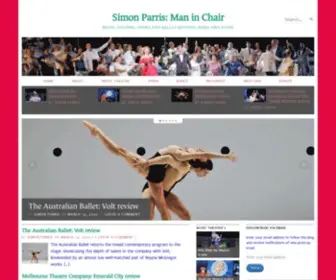 Simonparrismaninchair.com(Music Theatre) Screenshot