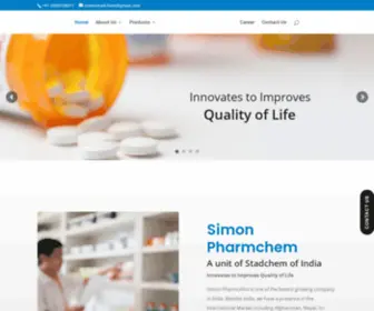 Simonpharmachem.com(Simon Pharmchem) Screenshot