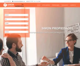 Simonpropiedades.com.ar(Alquiler y venta de casas) Screenshot