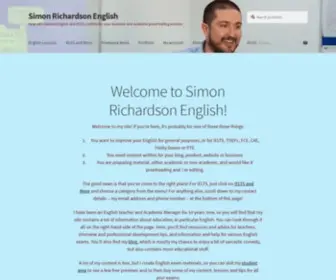 Simonrichardsonenglish.com(Help with General English and IELTS) Screenshot