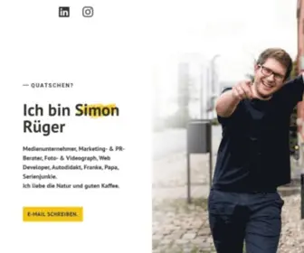 Simonrueger.de(Rüger) Screenshot