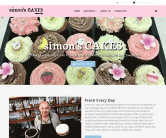 Simonscakes.com(Simon's Cakes) Screenshot