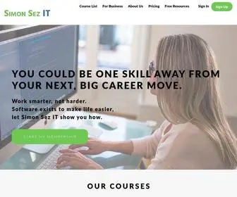 Simonsezit.com(Learn IT Skills) Screenshot