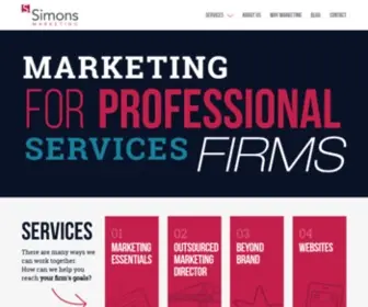 Simonsmarketing.com(Simons Marketing) Screenshot