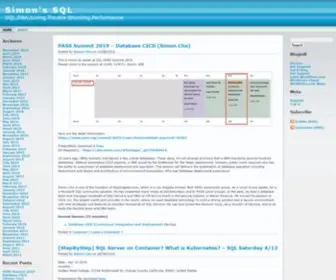 Simonsql.com(Simon's SQL) Screenshot
