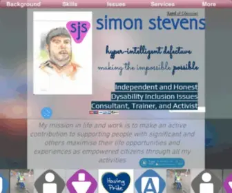 Simonstevens.com(Lord Simon Stevens (Dysability Consultant)) Screenshot