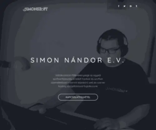 Simonszoft.hu(Simon Nándor) Screenshot