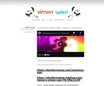 Simonwan.com(SIMON WAN) Screenshot