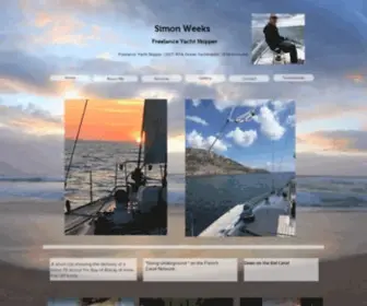 Simonweekssailing.com(Simon Weeks Freelance Yacht Skipper) Screenshot