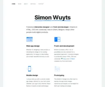 Simonwuyts.com(Simon Wuyts) Screenshot