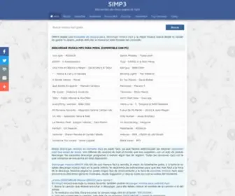 SiMP3.com(Descargar MP3 Www Gratis) Screenshot
