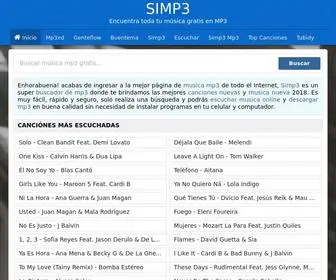 SiMP3S.io(Bajar Mp3) Screenshot