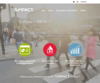 Simpactsg.com(SiMPACT Strategy Group) Screenshot