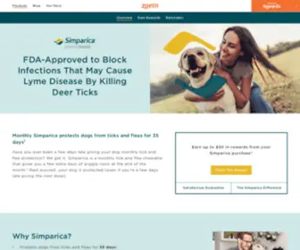 Simparica.com(Zoetis Petcare) Screenshot