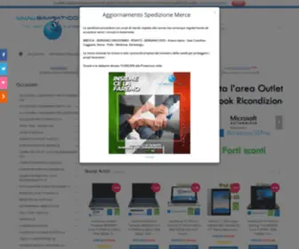 Simpaticoland.com(Vendita Computer Usati Ricondizionati Rigenerati Fissi Desktop Notebook iPhone Prezzi Miglior Offerte) Screenshot