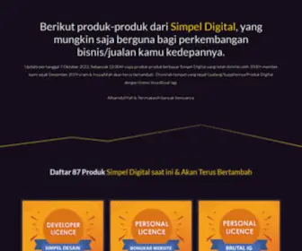 Simpeldigital.com(GUDANGNYA PRODUK DIGITAL) Screenshot