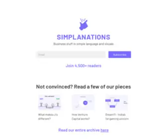 Simplanations.in(Simplanations) Screenshot