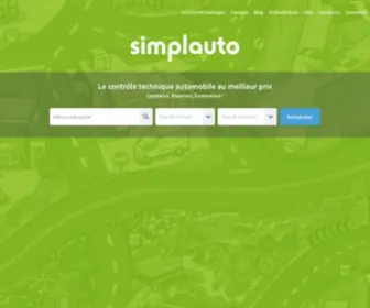 Simplauto.com(Comparateur de prix du contrôle technique automobile) Screenshot