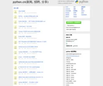 Simple-IS-Better.com(Python4cn(news, jobs)) Screenshot
