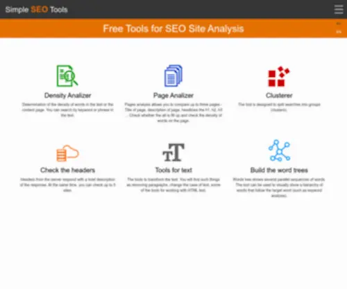 Simple-Seo-Tools.com(Seo tools) Screenshot