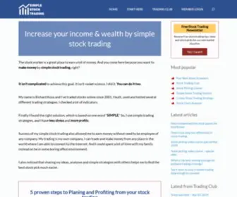 Simple-Stock-Trading.com(Increase your income & wealth by simple stock trading) Screenshot