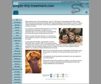 Simple-TMJ-Treatment.com(Spainhower simple TMJ treatment that relieves jaw pain and headaches within 24 hrs) Screenshot