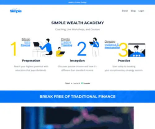 Simpleacademy.online(Simple Wealth Academy) Screenshot