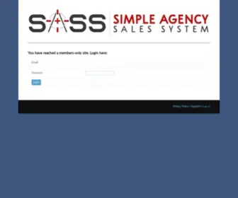 Simpleagencysalessystem.com(Simple Agency Sales System) Screenshot