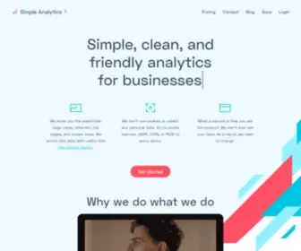Simpleanalytics.com(Simple analytics) Screenshot