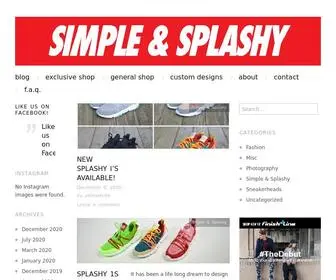 Simpleandsplashy.com(The Official Blog) Screenshot