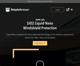 Simplearmour.com(Simple Armour) Screenshot