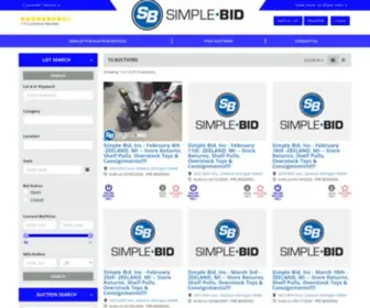 Simplebidinc.com(SimpleBid Inc) Screenshot