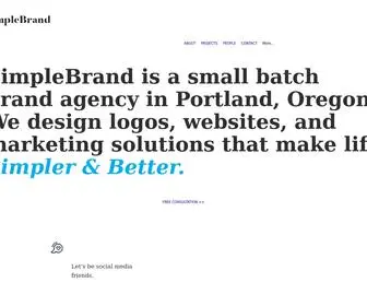 Simplebrand.org(SimpleBrand) Screenshot