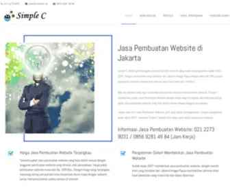 Simplec.id(Jasa Pembuatan Website Murah di Jakarta Sejak 2007) Screenshot