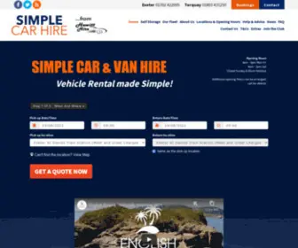 Simplecarhire.co.uk(Cheap Car and Van Hire) Screenshot