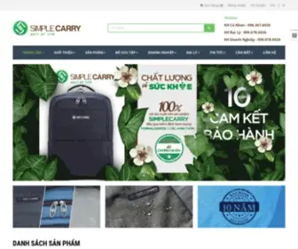 Simplecarry.com(Balo sản xuất tại VN) Screenshot