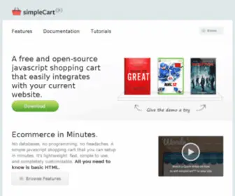 Simplecartjs.org(SimpleCart(js)) Screenshot