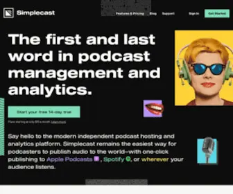 Simplecast.com(Podcast Hosting) Screenshot