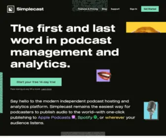 Simplecast.fm(Podcast Hosting) Screenshot