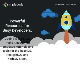 Simplecode.io(Powerful Resources for Busy Developers) Screenshot