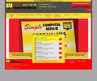 Simplecomputerrepair.com(Simple Computer Repair) Screenshot