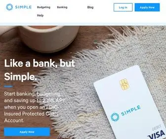 Simple.com(Transitioning to BBVA USA in 2021) Screenshot