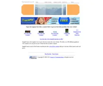 Simplecount.com(Free graphical hit counter) Screenshot