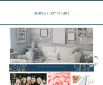 Simplecozycharm.com(Cozy Cottage Blog) Screenshot