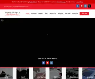 Simpledetailsva.com(Automotive Care & Correction) Screenshot