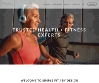 Simplefitbydesign.com(SimpleFit By Design) Screenshot