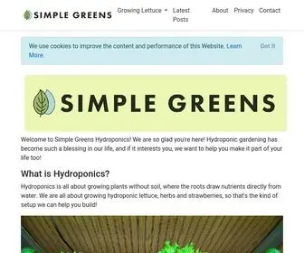 Simplegreenshydroponics.com(Simple Greens Hydroponics) Screenshot